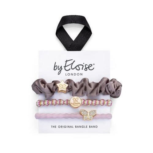 By Eloise London Bangle Set Butterfly Garden komplet elastik za lase Cene
