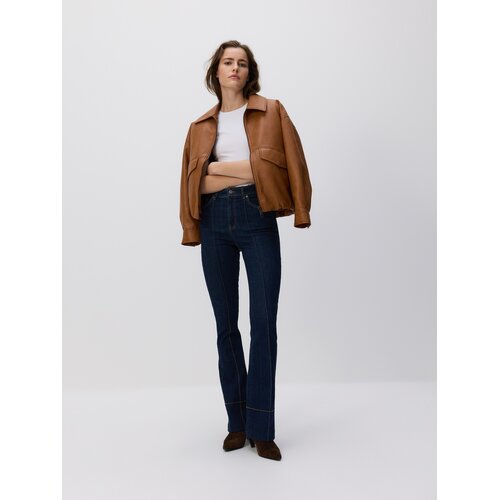 Reserved Pamučna majica slim fit - bijela Cene