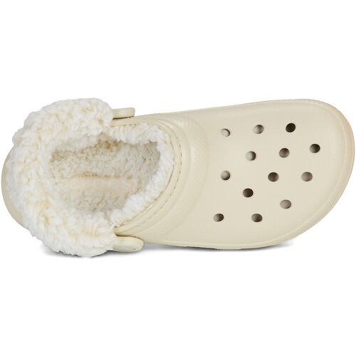 Crocs Cokli Classic Fleece Lined Clog Bež Slike