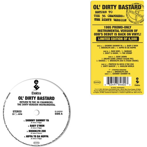  Ol' Dirty Bastard - Return To The 36 Chambers: The Dirty Version (25th Aiversary, Instrumental Versions) Cene