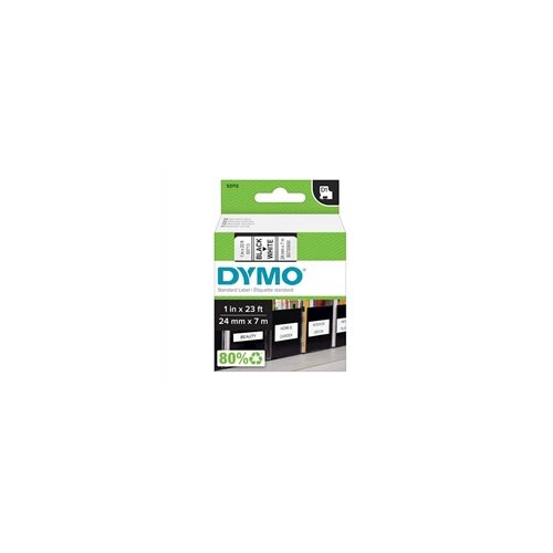 Dymo Traka D1 537130, 24 mm / 7 m (crna/bijela), original Cijene