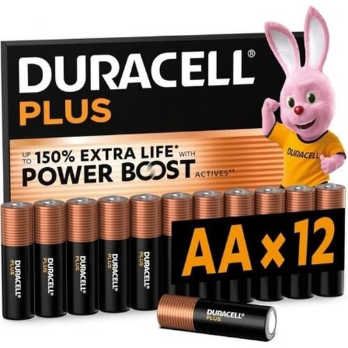 Duracell Baterije AA Plus Power Boost 12 pak, (5000547276) Slike