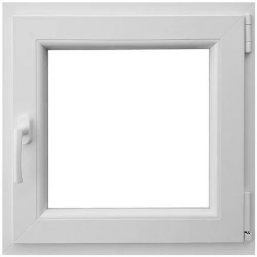 PVC prozor s kvakom (Š x V: 50 x 50 cm, DIN desno, Bijele boje)