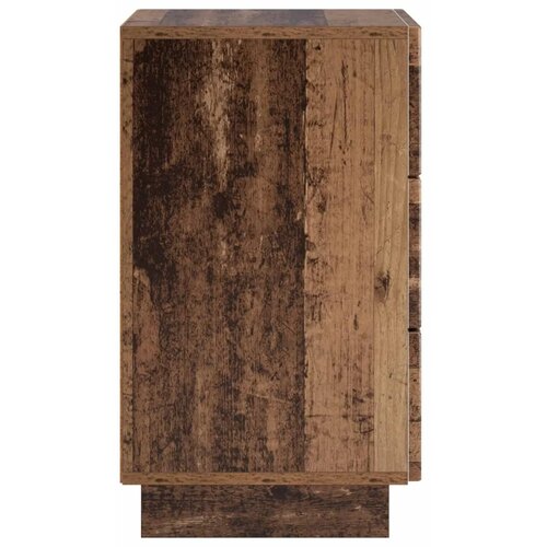  Noćni ormar 2 kom. Staro drvo 33 5 x 34 5 x 60 cm - Staro drvo 2 Slike
