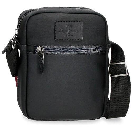 PepeJeans muška torbica frontier crna 17cm Cene