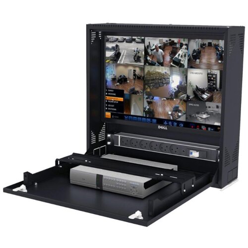  rek crni dvr box za zid 560×540×150mm Cene