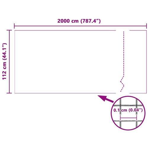 vidaXL Mreža proti insektom Bela Plastika 112 x 2000 cm Cene