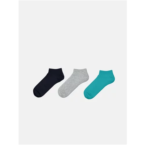 LC Waikiki 3-Pack Men's Plain Booties Socks