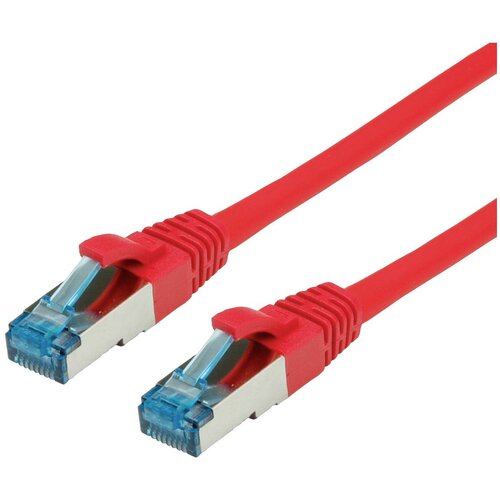 Value 21.99.1929 RJ45 omrežni kabel\, Patch kabel CAT 6a S/FTP 20.00 m rdeča 1 kos, (20420137) Cene