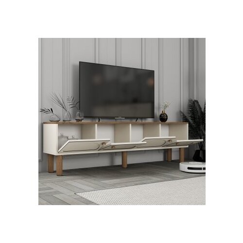 Hanah home TV ormarić Bohem 851, 180x53x35 cm, Krem Slike