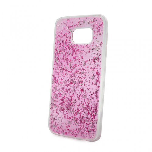  Torbica silikonska Leaves za Samsung G935/S7 Edge pink Cene