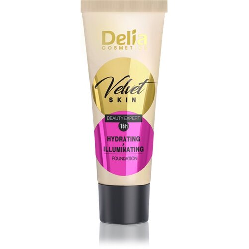 Delia - BEAUTY EXPERT 16h - Tečni puder za hidrataciju i posvetljivanje kože 30ml Slike