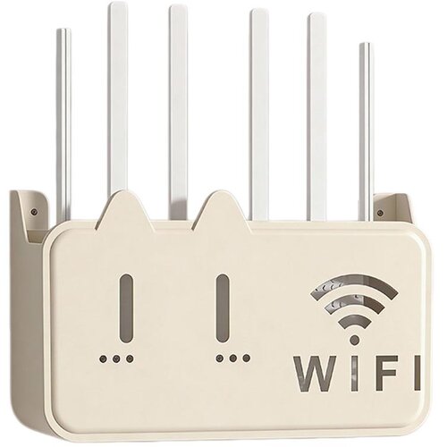 INF Stenska polica za WiFi usmerjevalnik &ndash; prezračevalni stenski nosilec z dvojnimi odprtinami za kable in povečano plo&scaron;čo, primeren za večino mode, (5000296409) Cene