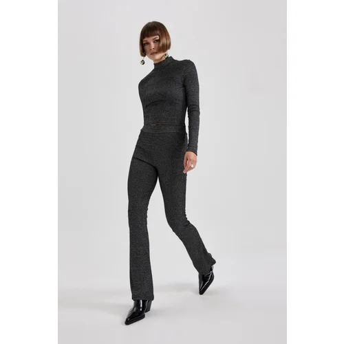 Defacto Normal Waist Lurex Trousers