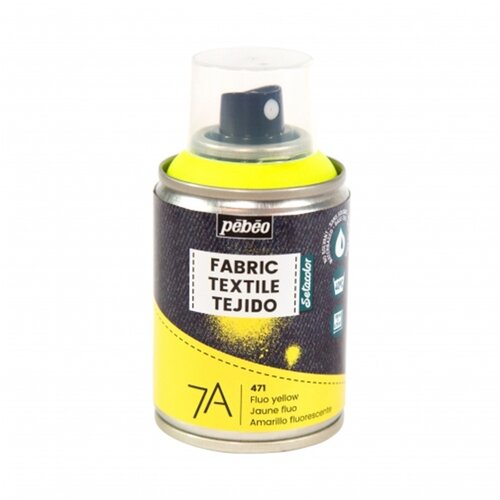  Boja za tekstil u spreju Pebeo 7A 100 ml | 471 Fluo yellow Slike