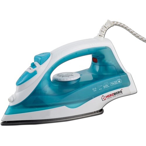 Herzberg Parni likalnik HG-8038 1400W Turquoise, (5000534577) Cene