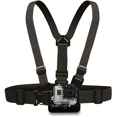 Techsuit prsni pojas - za GoPro / SJCAM / Xiaomi Yi kameru - Crna KP27236 Slike