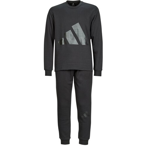 Adidas Big Logo Fleece Colorblock Track Suit Crna Slike