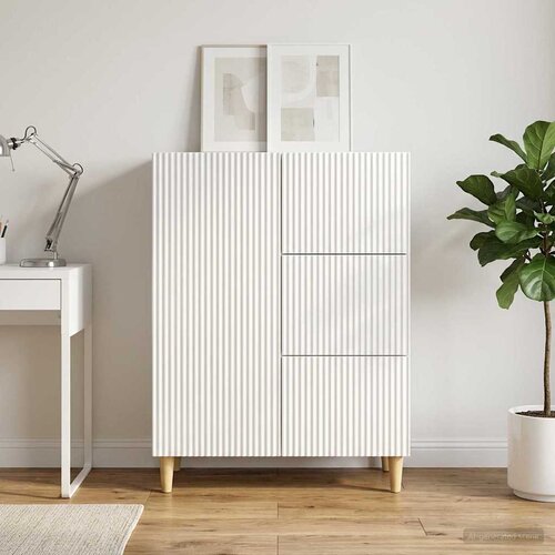  Kreveta s ladicama Bijela visokog sjaja 66 x 34,5 x 90 cm Cijene