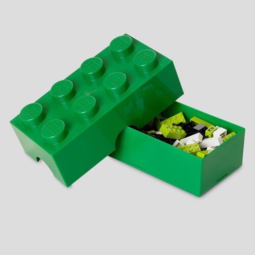 Lego kutija za odlaganje ili užinu, mala 8 tamno zelena 40231734 Cene