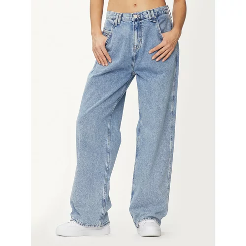 Tommy Jeans Jeans hlače Daisy DW0DW17123 Modra Baggy Fit