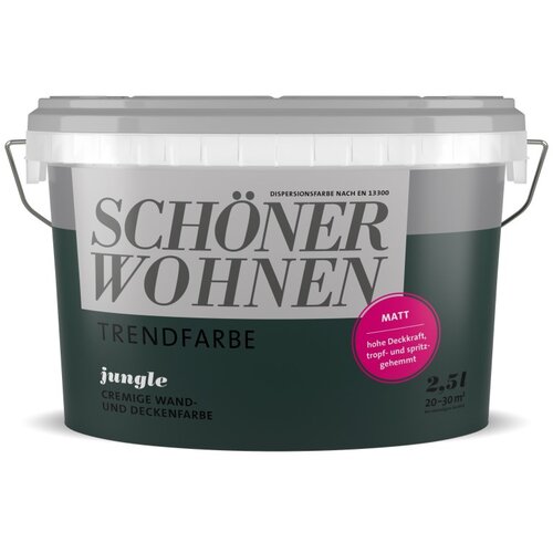 SCHÖNER WOHNEN unutarnja disperzijska boja Trend (Jungle Green, 2,5 l) Cijene