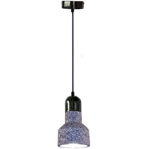  Luster na kablu TERRAZZO 1xE27/60W/230V prečnik 12 cm siva Slike