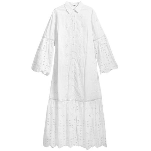 Desigual bela maxi košulja-haljina Cene