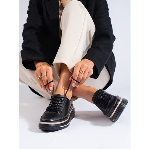 SHELOVET Women's leather shoes black Shlovet Slike