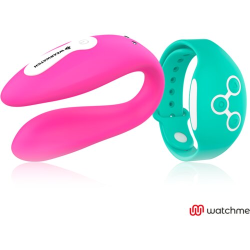 WEARWATCH vibrator za pare watchme fuchsia/aquamarine Cene