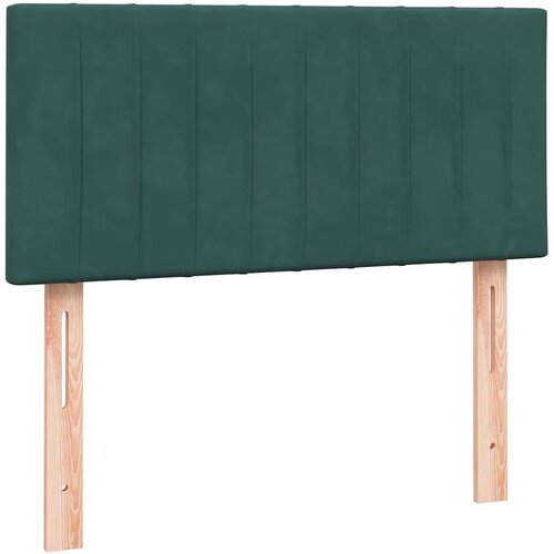 Box Spring krevet s madracem tamnozeleni 80x220 cm bar&amp;scaron;un Slike