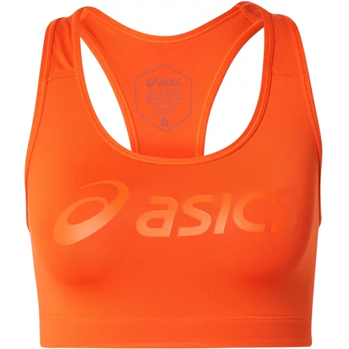 Asics Športni nederček srebrno-siva / temno oranžna / oranžno rdeča