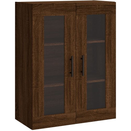 Maison Chic Stenska omarica - Zidna omarica rjav hrast 69,5x34x90 cm iu494, (22063260) Cene