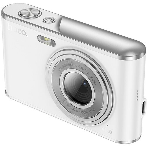 Hoco digitalni fotoaparat sa duplim objektivom 13M piksela DV203 beli Slike