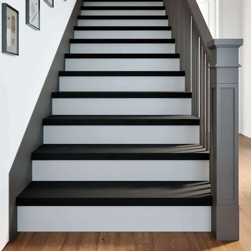 VidaXL gazi&amp;scaron;ta stepenice 8 kom tamnosmeđi 100x25x2 cm masivna hrast Slike