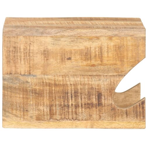  Zidni stalak za bicikl 35 x 25 x 25 cm masivno grubo drvo manga Slike