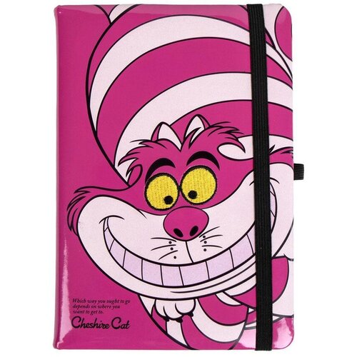 Disney Bilježnica A5 Alice in Wonderland Cheshire, korice od umjetne kože Slike