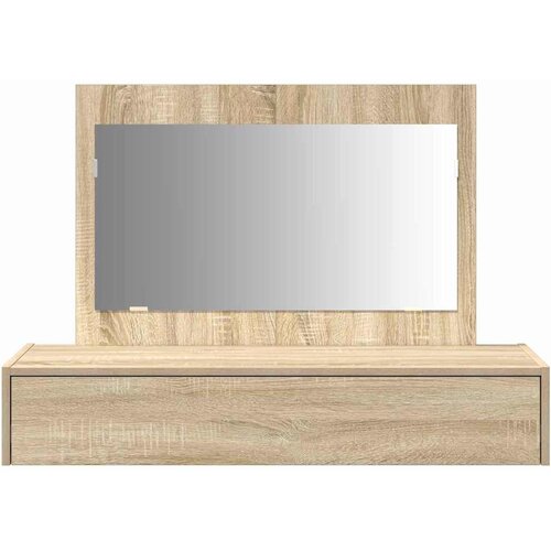  Toaletni stol Smeđa 100 x 40 x 70 cm Konstruirano drvo Slike
