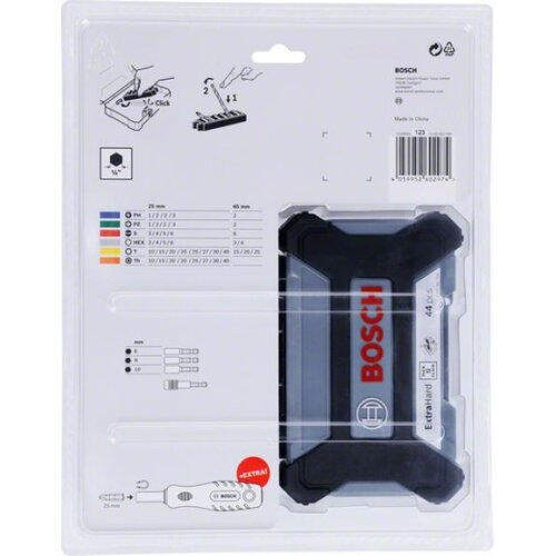 Bosch 2607017693 Kombinovani komplet Pick and Click nastavaka za odvrtače, 45 delova ( 2607017693 ) Cene