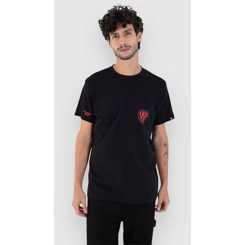 Hurley Heart Pocket T-shirt black Cene
