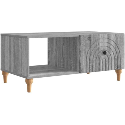 Klubska miza Siva Sonoma 90 x 50 x 40 cm Inženirski les, (5000295505) Cene