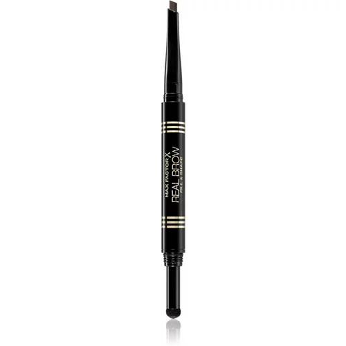 Max Factor Real Brow Fill & Shape svinčnik za obrvi odtenek 04 Deep Brown 0.6 g
