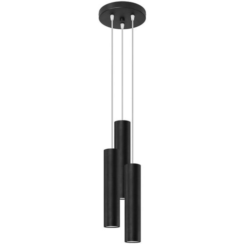 Nice Lamps Crna viseća svjetiljka ø 6 cm Castro – Cijene