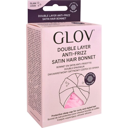 Glov Double Layer Satin Bonnet satenski turban Pink 1 kom Cijene