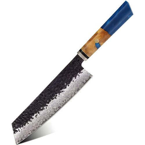  Damaskasti kuhinjski nož AI-37596 - Kiritsuke / Tamno plava KP37596 Cene
