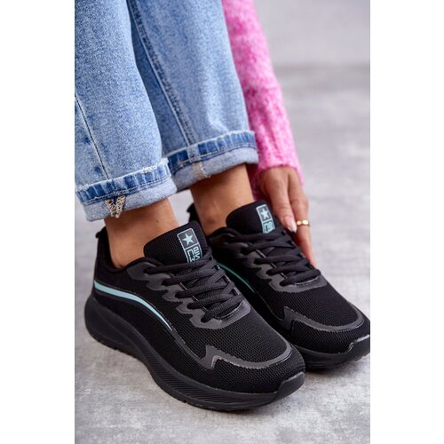 PE1 Women's Fashionable Sport Shoes Sneakers Black Ida Cene