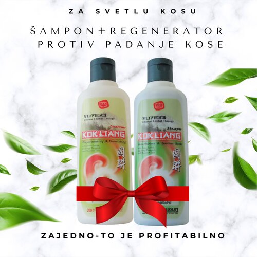 Kokliang tajlandski set protiv opadanja kose/ 2 komada Slike