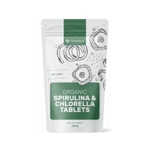 FutuNatura Organske tablete spiruline i klorele Cene