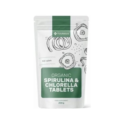 FutuNatura Organske tablete spiruline in klorele Slike