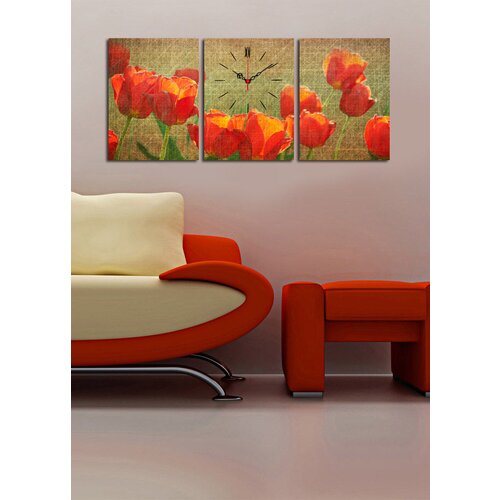 Wallity zidni sat 3P3040CS-69, 96x40 cm, 3 dela Slike